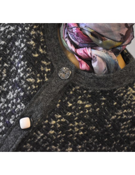 GIACCA LANA IN STILE TIROLESE tg. 44 BELLENISA