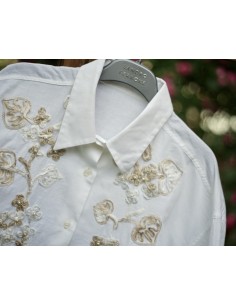 CAMICIA CON  RICAMI tg. 50 2