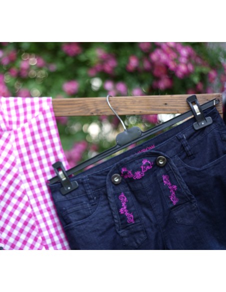 PANTALONI Tg.42 DONNA STILE TIROLESE JEANS