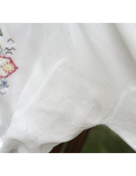 CAMICIA  tg 48/48 TIROLESE UNGHERESE RICAMATA