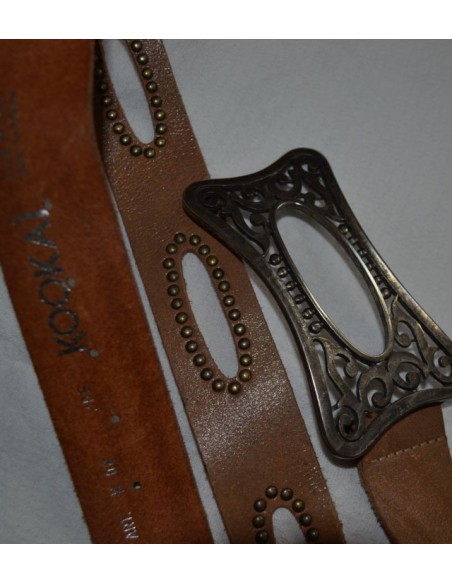CINTURA IN PELLE 80/90 cm KOOKAI