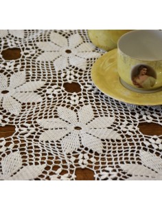 TOVAGLIETTA UNCINETTO A MANO 82x82 cm 2