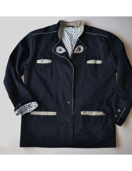 GIACCA  COTONE IN STILE TIROLESE  tg. 48 Vintage '90