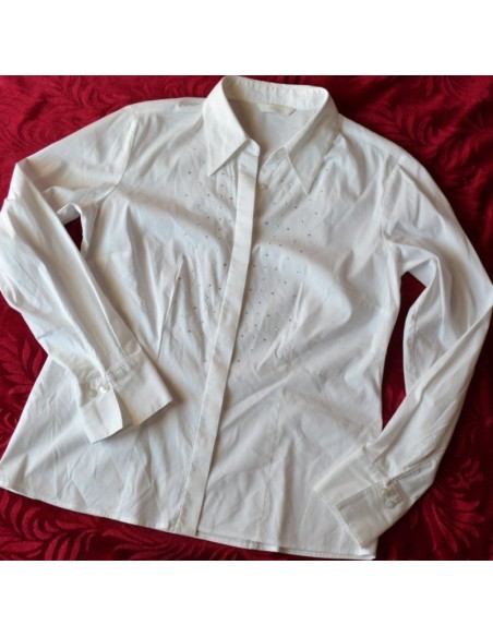 CAMICIA BIANCA  tg. 12- 44/46 Marks&Spencer