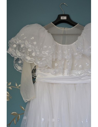 DELIZIOSO ABITO DA SPOSA VINTAGE '70/'80  tg. 40