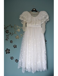 DELIZIOSO ABITO DA SPOSA VINTAGE '70/'80  tg. 40