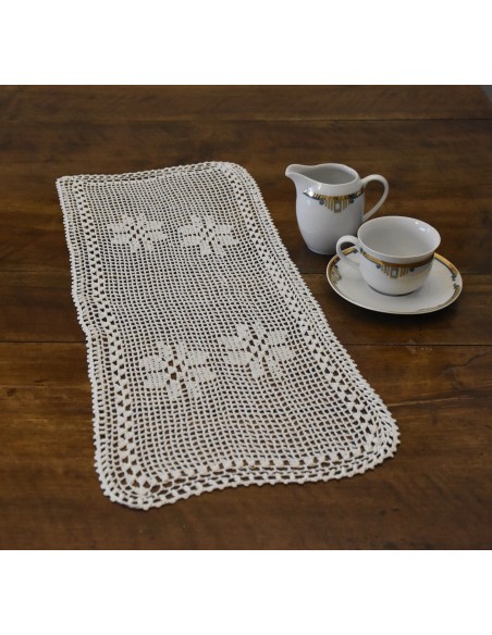 CENTRO 60x25cm UNCINETTO A MANO