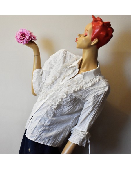 CAMICETTA   TG.46  CON PIZZO "BIBA"