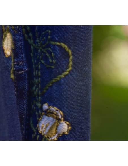 GONNA IN STILE TIROLESE  Jeans tg. 40