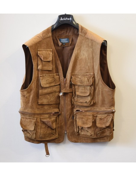 GILET UOMO  Tg. M PELLE