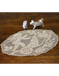 CENTRO 43x31 cm UNCINETTO A MANO