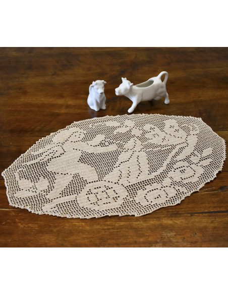 CENTRO 43x31 cm UNCINETTO A MANO