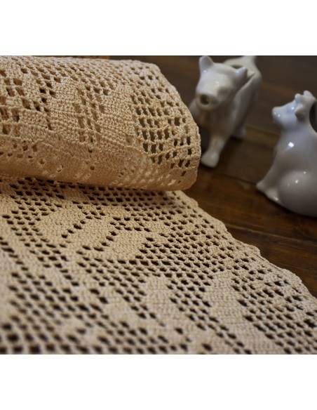 CENTRO 170x30cm  UNCINETTO A MANO