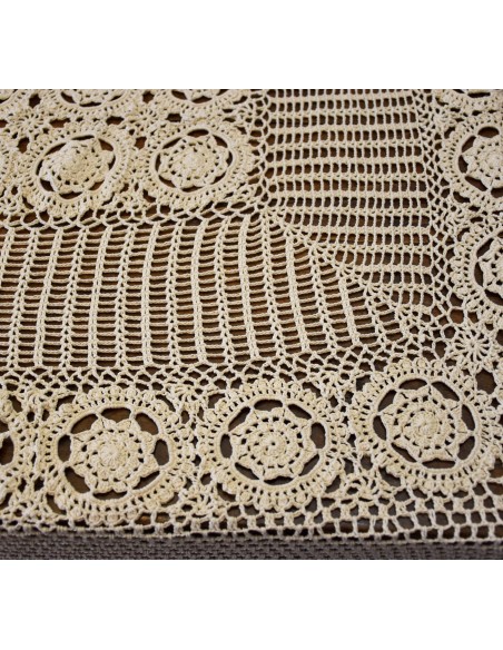 TOVAGLIA COPRITAVOLO UNCINETTO 250x200 cm