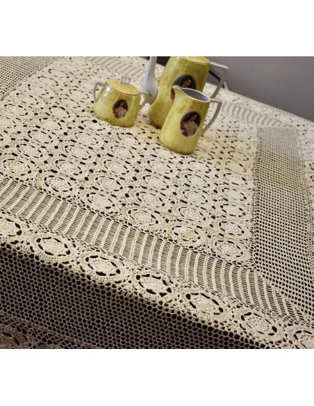 TOVAGLIA COPRITAVOLO UNCINETTO 250x200 cm