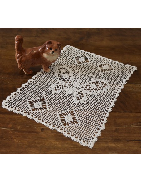 CENTRO 40x26cm UNCINETTO A MANO