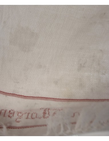 ANTICO ASCIUGAMANO CON MONOGRANNA 100x41 cm