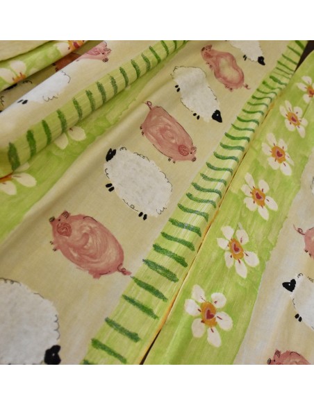 COPPIA TENDE CAMERETTA  BAMBINI 130x165 cm