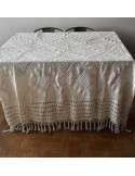 ANTICO COPRILETTO primi \'900 REALIZZATO A MANO AI FERRI