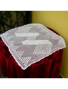 TOVAGLIETTA REALIZZATA A MANO AD UNCINETTO 54x50 cm