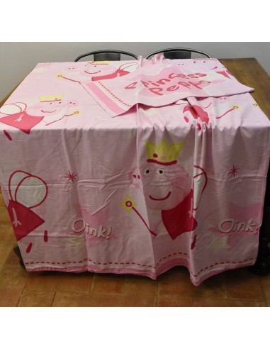 COPRIPUMINO LETTO SINGOLO CON FEDERA PEPPA PIG