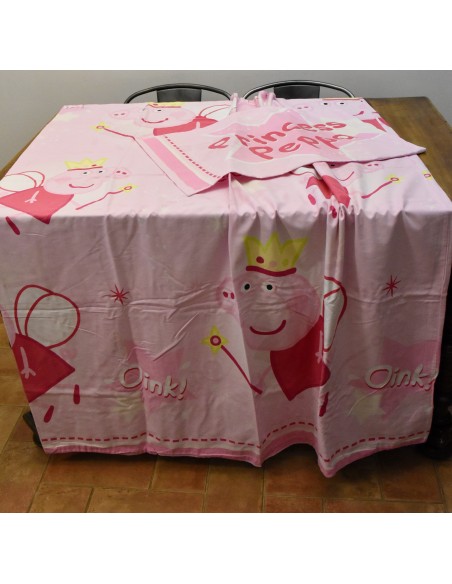 COPRIPUMINO LETTO SINGOLO CON FEDERA PEPPA PIG