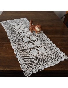 CENTRO 86x36cm UNCINETTO A MANO