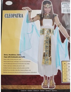 ABITO "Cleopatra"  CARNEVALE  Tg.6-8anni  CARNEVALE
