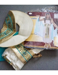 ABITO "Cleopatra"  CARNEVALE  Tg.6-8anni  CARNEVALE 2