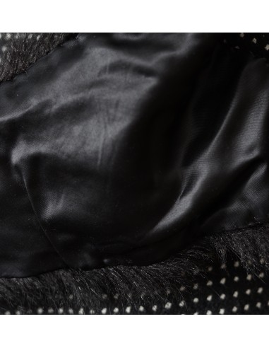 COLLO DI PELLICCIA VERA NERO