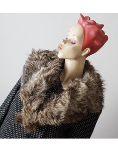 COLLO DI PELLICCIA VERA  VINTAGE