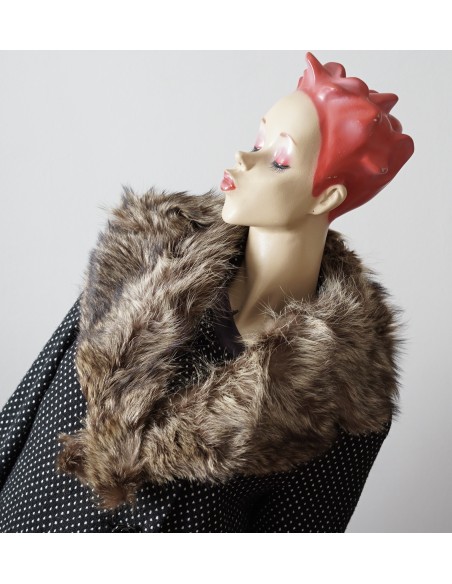 COLLO DI PELLICCIA VERA  VINTAGE