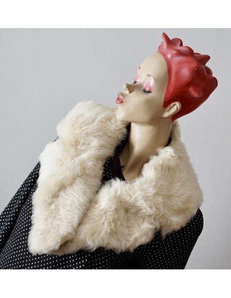 COLLO DI PELLICCIA VERA  VINTAGE