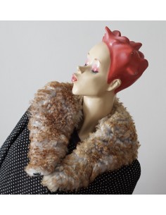 COLLO DI PELLICCIA   VINTAGE