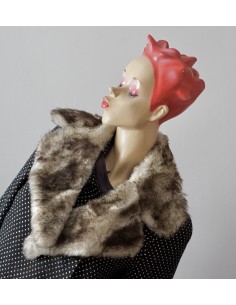 COLLO DI PELLICCIA VERA  VINTAGE