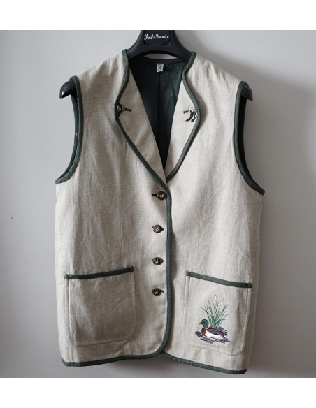GILET   LINO TIROLESE Tg 44/46