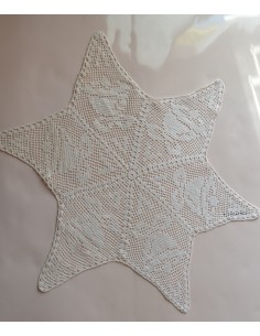 TOVAGLIETTA "CAMPANELLI" REALIZZATA A MANO AD UNCINETTO...