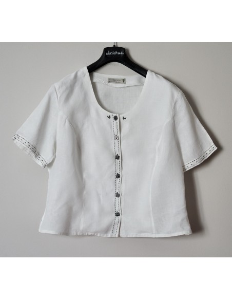CAMICIA STILE TIROLESE  tg 50/52 Tramontana