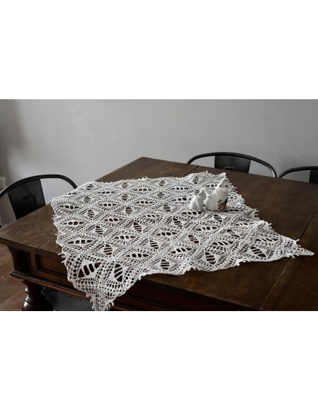 TOVAGLIETTA UNCINETTO A MANO 75x68 cm