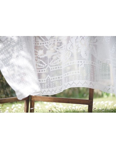 TENDA / COPRITAVOLO AD UNCINETTO 105x185 cm