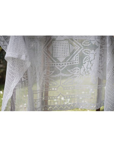 TENDA / COPRITAVOLO AD UNCINETTO 105x185 cm
