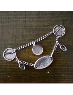 SPILLA /CIONDOLO  STILE TIROLESE DA DIRNDL/GONNA/GILET 2