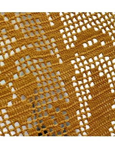 CENTRO  REALIZZATO A MANO AD UNCINETTO 50x25 cm 2