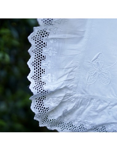 ANTICA FEDERA CON RICAMI  70x55cm "LIETO RIPOSO"