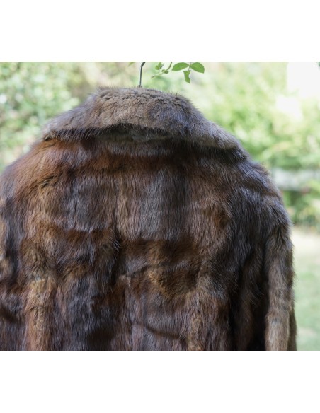 PELLICCIA DI ONDATRA VERA Tg.46