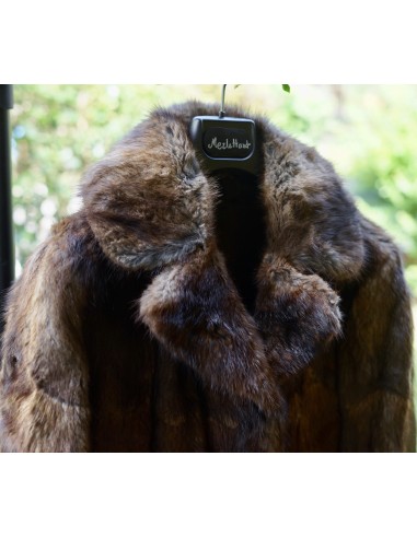 PELLICCIA DI ONDATRA VERA Tg.46