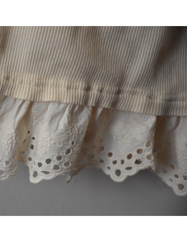 TOP CREMA CON PIZZO tg. S/M