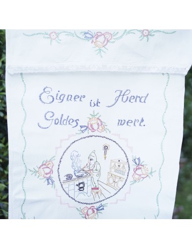 TENDINA LIBERTY RICAMATA A MANO 100x51cm