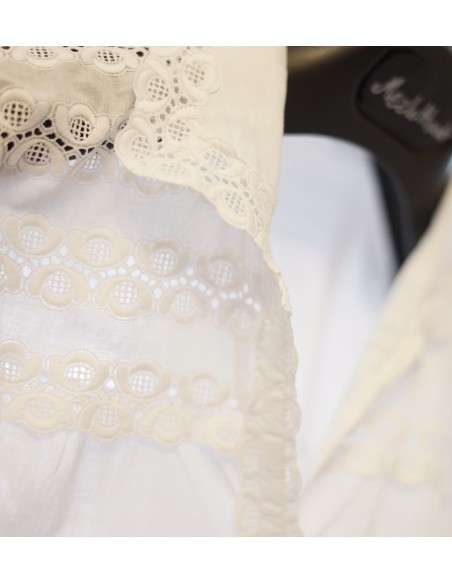 CAMICIA DA NOTTE  CON PIZZO