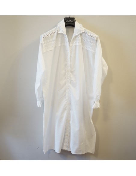 CAMICIA DA NOTTE  CON PIZZO